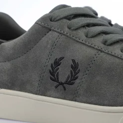 Trainers*Fred Perry Spencer Suede Trainers in Green black
