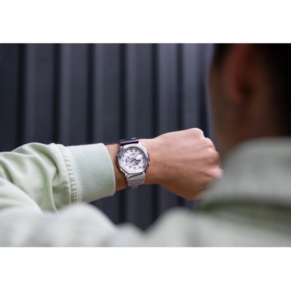 Jewellery-Watches*G Shock Gm2110d 2a 40mm Watch in Silver