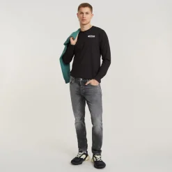Jeans*G Star 3301 Taper Jeans in Grey