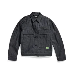 Coats And Jackets*G Star Flap Pocket Jacket in Blue
