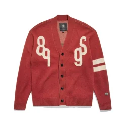 Knitwear*G Star Hol 89 Cardi in Red