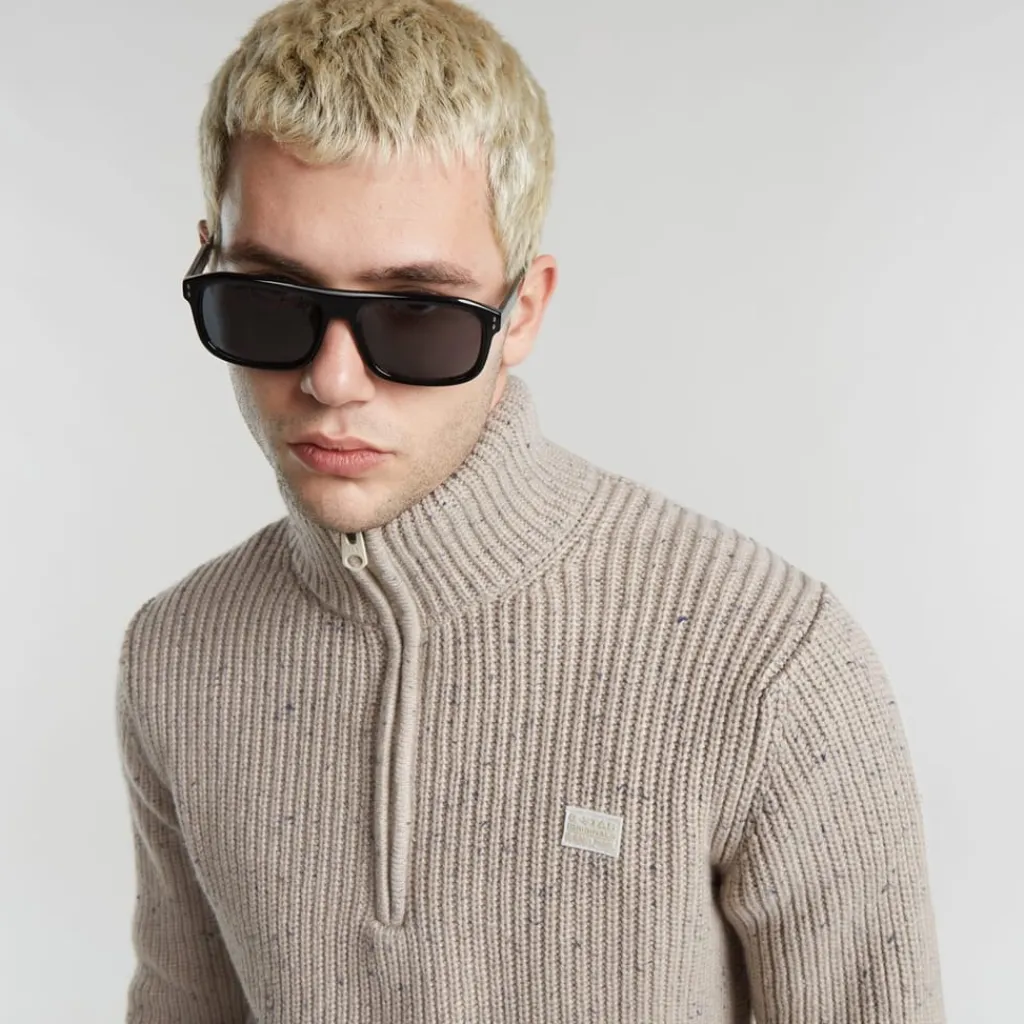 Knitwear*G Star Skipper Knit in Beige