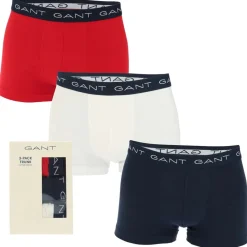 Underwear And Socks*Gant 3 Pack of Trunks in Multi colour