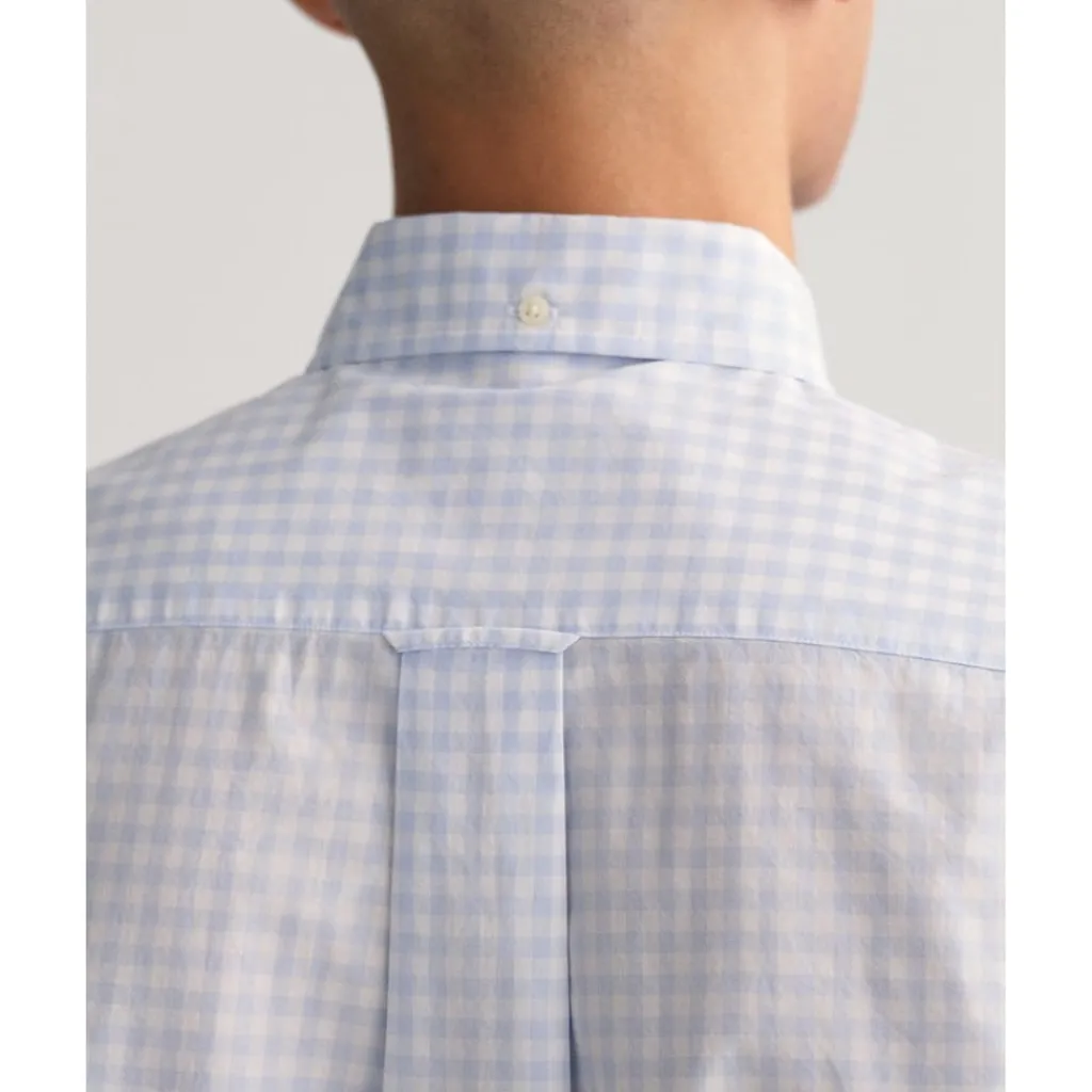 Shirts*Gant Fit Gingham Poplin Shirt in Blue
