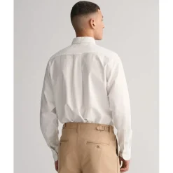 Shirts*Gant Fit Oxford Shirt in White