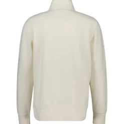 Knitwear*Gant Half Zip Sweatshirt in Cream