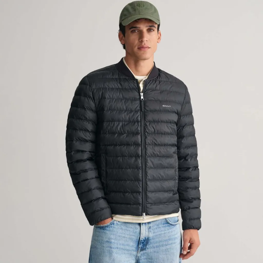Coats And Jackets*Gant Light Padded Bomber Jacket in Black