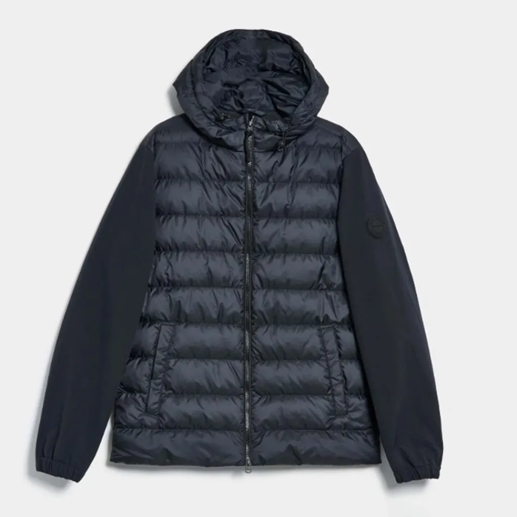 Coats And Jackets*Gant Mixed Soft Shell Jacket in Black