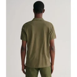 Polo Shirts*Gant Piqué Polo Shirt in Green