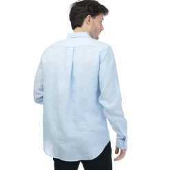 Shirts*Gant Regular Fit Linen Shirt in Blue