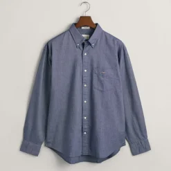 Shirts*Gant Relaxed Fit Oxford Shirt in Blue