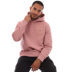 Hoodies*Gant Shield Logo Hoodie in Pink