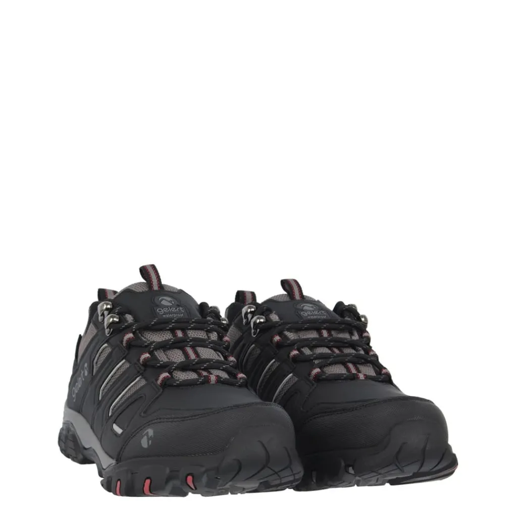 Shoes*Gelert Dusk Hiking Boots Flat Heel in Black