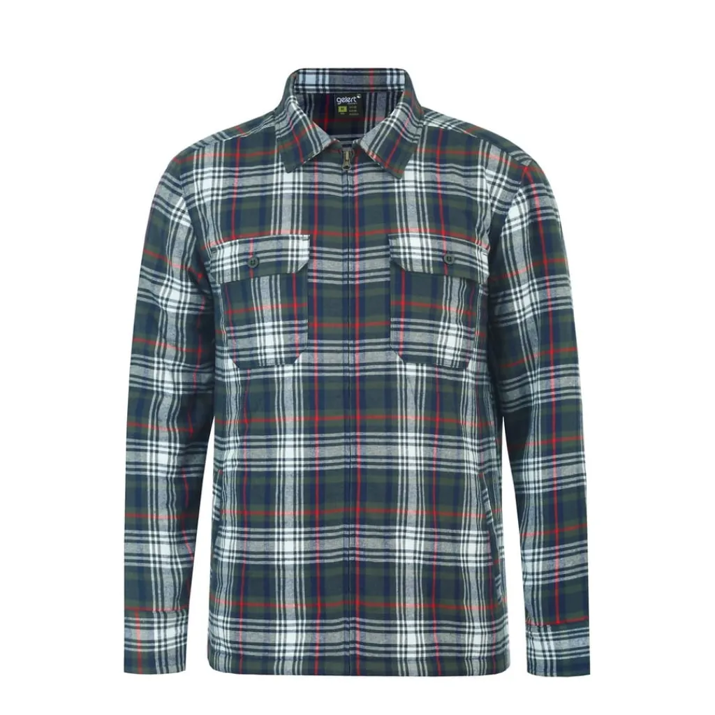 Shirts*Gelert Regular Fit Long Sleeve Flannel Shirt in Green