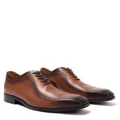 Shoes*Giorgio Leather Oxford Dress Formal Men Shoes in Brown