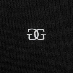 Knitwear*Giorgio Mens Crew Neck Sweater Knit in Black