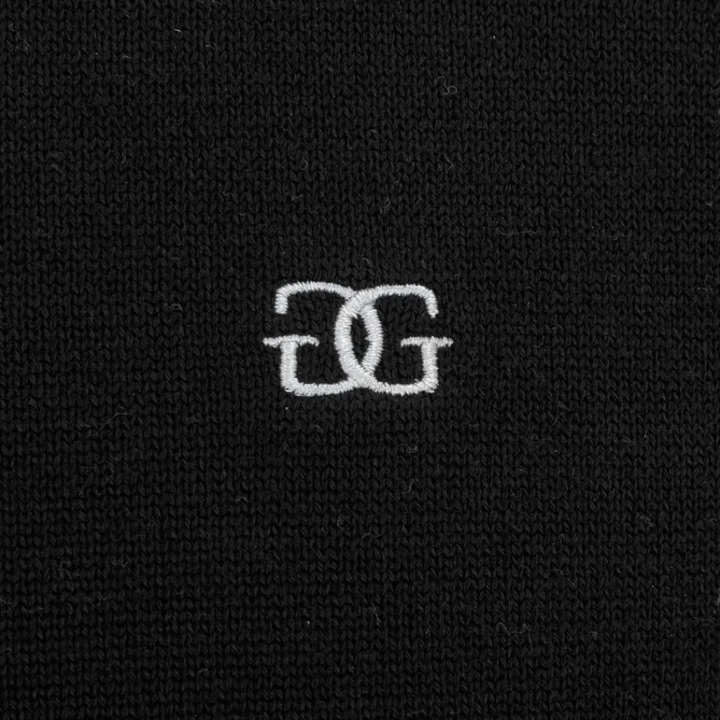 Knitwear*Giorgio Mens Crew Neck Sweater Knit in Black