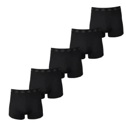 Underwear And Socks*Giorgio Mens Essential 5 Pack Trunks in Black