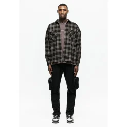 Shirts*Good For Nothing Check Flannel Shirt in Multi