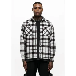 Shirts*Good For Nothing Check Flannel Shirt Red in Red