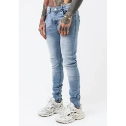 Jeans*Good For Nothing Skinny Jean Faded Blue in Blue