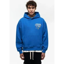 Hoodies*Good For Nothing Wanderlust Hoodie in Blue
