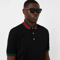 Sunglasses*Gucci Logo Sunglasses in Green