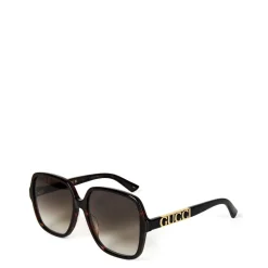 Sunglasses*Gucci Oversized Sunglasses in Brown