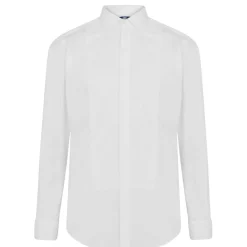 Shirts*Haines and Bonner Tailored Fit Dress Shirt in White