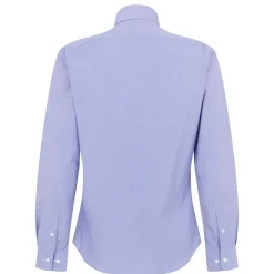 Shirts*Haines and Bonner Tailored Regular Collar Puppytooth Shirt in Blue