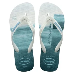 Beach Shoes*Havaianas Surfer in White