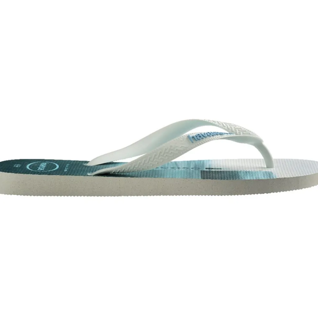 Beach Shoes*Havaianas Surfer in White