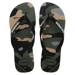Beach Shoes*Havaianas Top Camu in Black