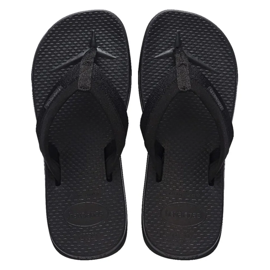 Beach Shoes*Havaianas Track Plus Flatform Flip Flops in Black