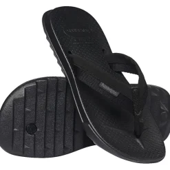 Beach Shoes*Havaianas Track Plus Flatform Flip Flops in Black