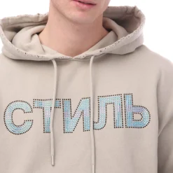 Sweatshirts*Heron Preston CTNMB Hoodie in Grey blue