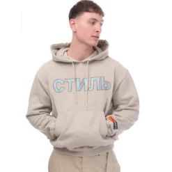 Sweatshirts*Heron Preston CTNMB Hoodie in Grey blue