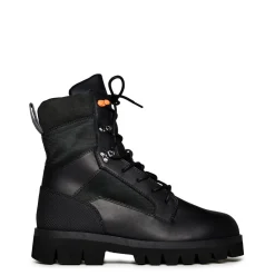 Boots*Heron Preston Lace Up Combat Boots in Black