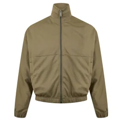 Tracksuits*Heron Preston Mock Neck Logo Athletic Sweatshirt in Green