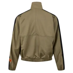Tracksuits*Heron Preston Mock Neck Logo Athletic Sweatshirt in Green