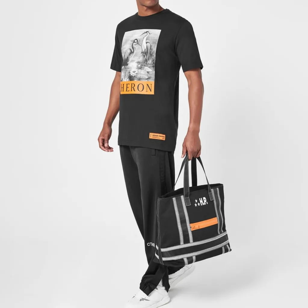 Tracksuits*Heron Preston Tape Tack Joggers in Black