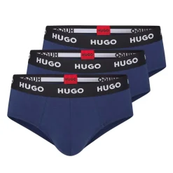 Underwear And Socks*Hugo 3 Pack of Hip Briefs in Navy