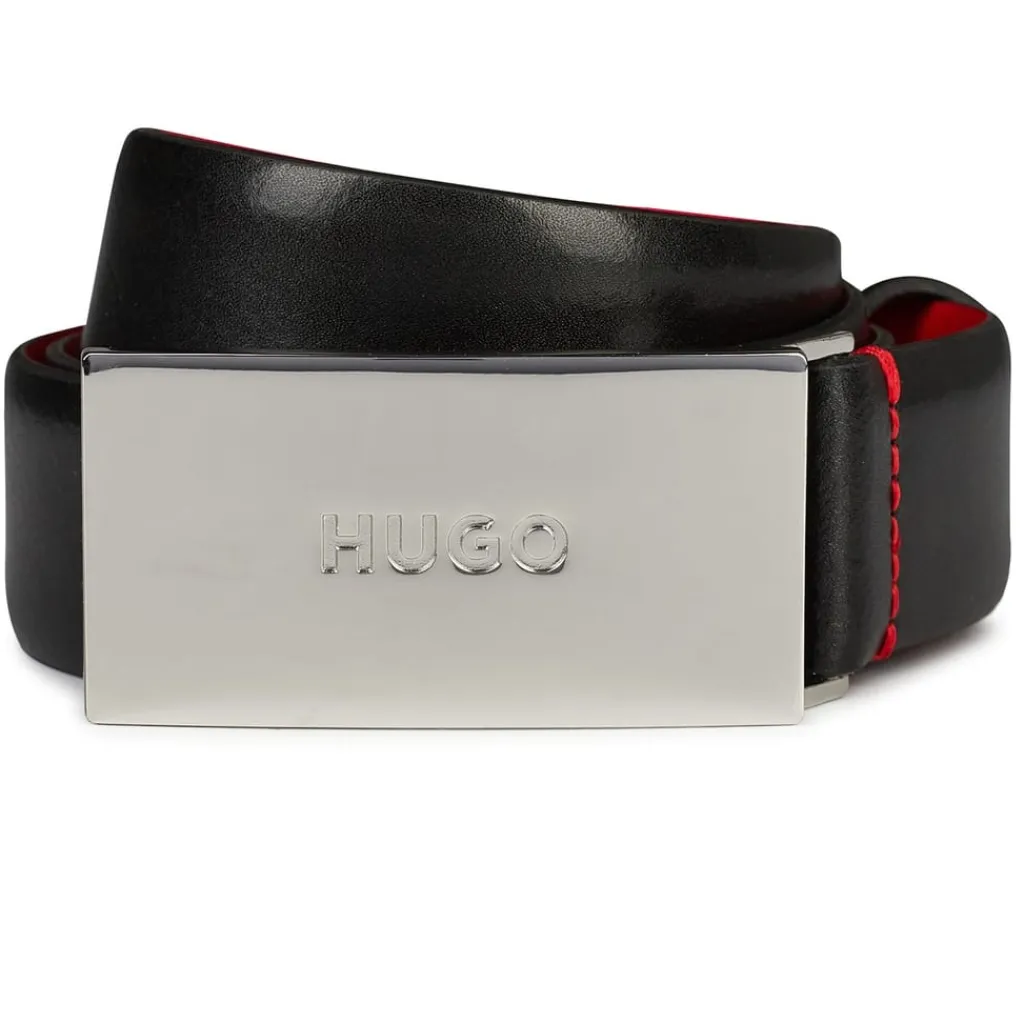 Belts*Hugo Baldwin Belt Mens in Black