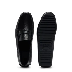 Shoes*Hugo Boss Driver Moccasin Shoes in Black