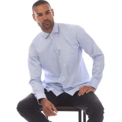 Shirts*Hugo Boss H-Joe Spread Shirt in Blue