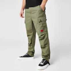Trousers*Hugo Cargo Trousers in Green
