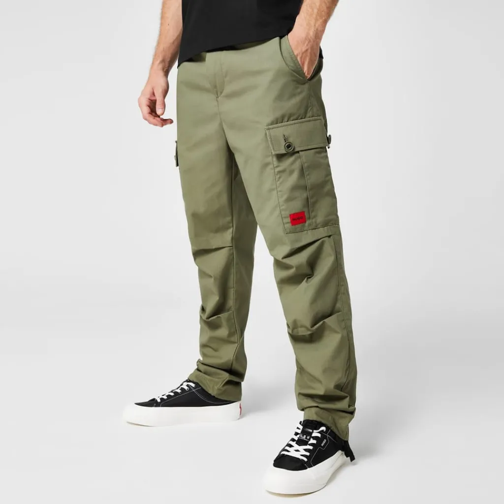 Trousers*Hugo Cargo Trousers in Green