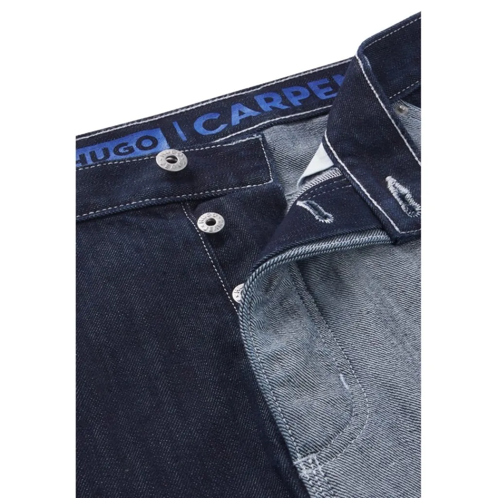 Jeans*Hugo Carpenter Relaxed Fit Jeans in Blue