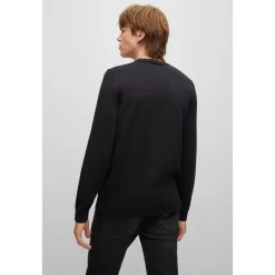 Knitwear*Hugo Cassius C Jumper in Black
