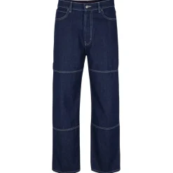 Jeans*Hugo Contrast Stitch Denim Jeans in Blue